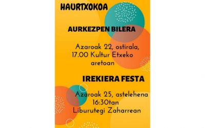 AMEZKETAKO HAURTXOKO BERRIA  AURKEZPEN BILERA