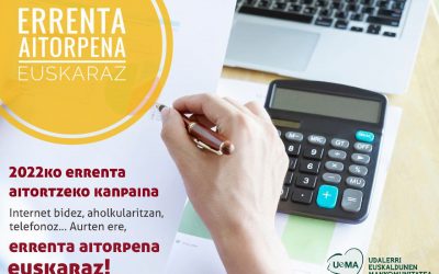 DECLARACIÓN DE LA RENTA Y ATENCIÓN SANITARIA EN EUSKERA