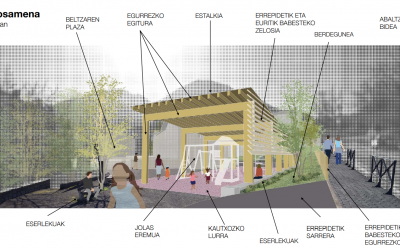 EL JUEVES COMENZARÁN LAS OBRAS PARA CUBRIR EL PARQUE DE AL LADO DE BELTZAREN PLAZA
