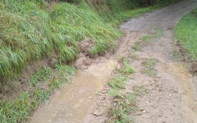 DAÑOS POR LAS LLUVIAS EN AMEZKETA