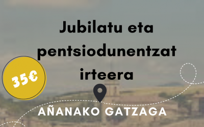 EXCURSIÓN A LAS SALINAS DE AÑANA (ÁLAVA) PARA LXS JUBILADXS Y PENSIONISTAS DE AMEZKETA