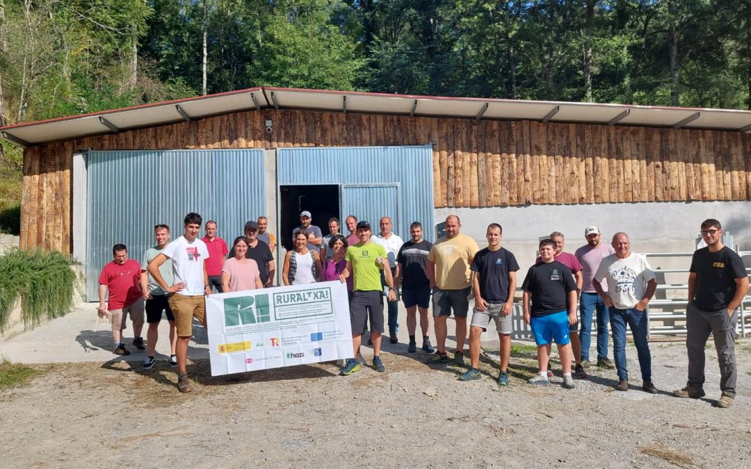 VISITA DE RURALTXA EN AMEZKETA: NUESTROS PROYECTOS COMO EJEMPLO