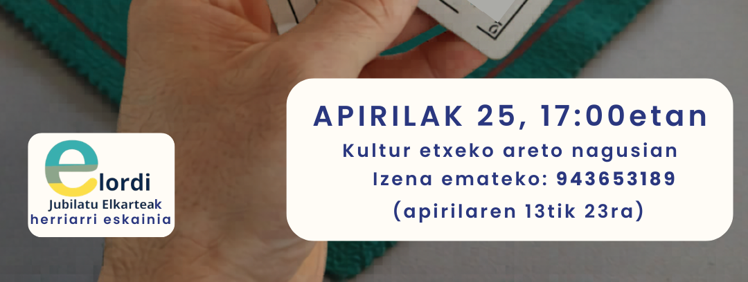 “JUBILATUTA BAI, BAINA GELDIRIK EZ” ANTZERKIA