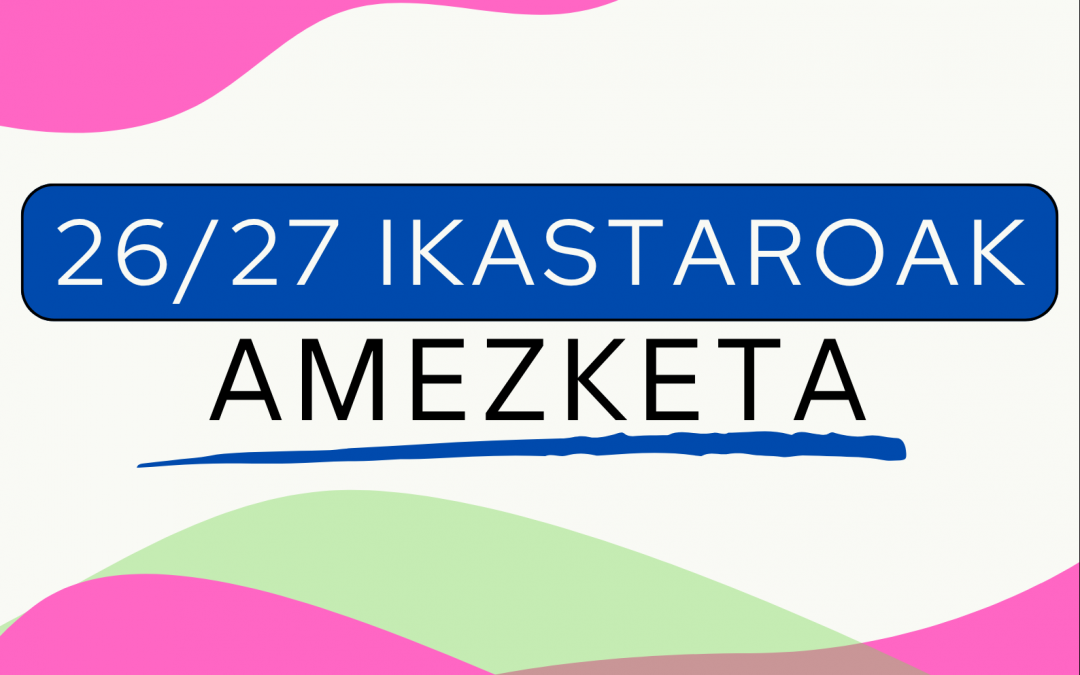 26/27 IKASTAROEN ESKAINTZA