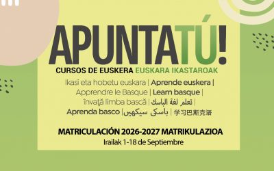 2026-2027 IKASTURTERAKO EUSKERA KLASEAK  